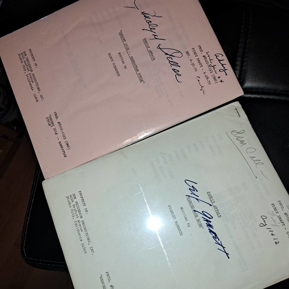 2 Well Preserved scripts from Family Affair -by Stanley Roberts & Elroy Schwartz - Picture 3 of 10